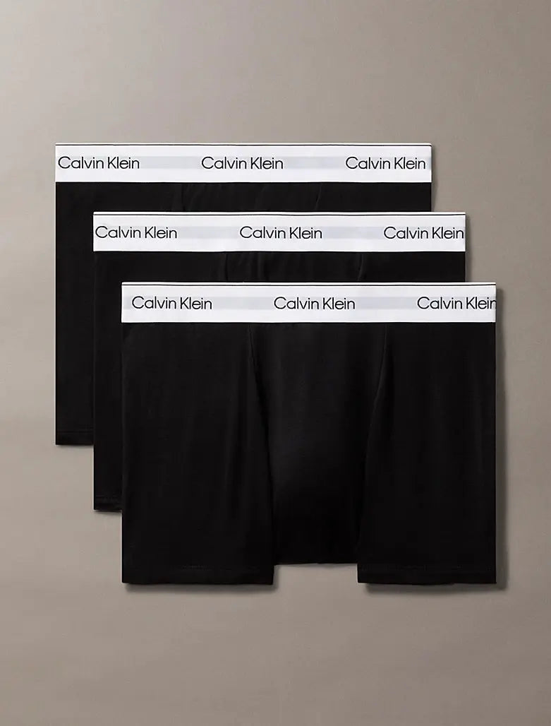 Lot de 3 boxers relaxed avec pinces - Icon Cotton Stretch Calvin Klein