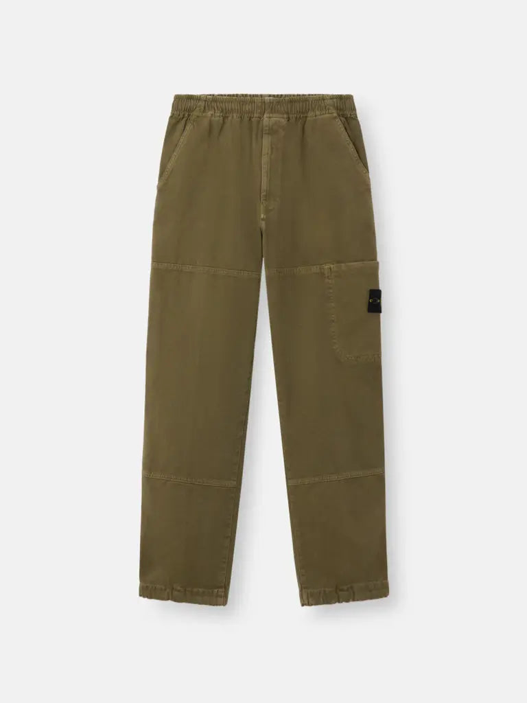 Pantalon cargo coupe ample à taille élastiquée - CALVERO