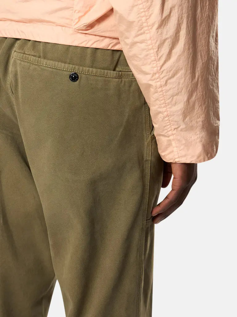 Pantalon cargo coupe ample à taille élastiquée - CALVERO
