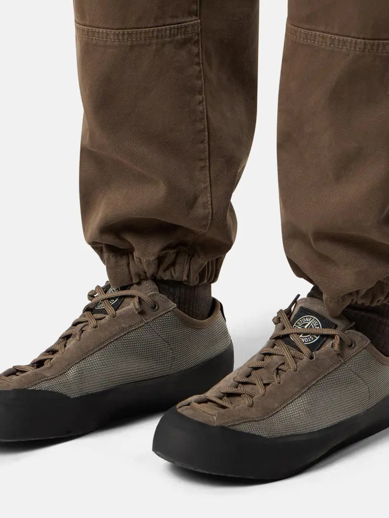 Pantalon cargo coupe ample à taille élastiquée - CALVERO