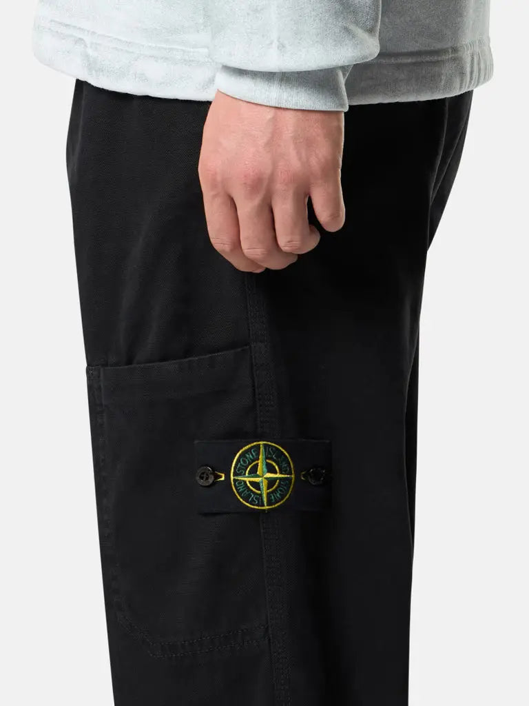 Pantalon cargo coupe ample à taille élastiquée - CALVERO