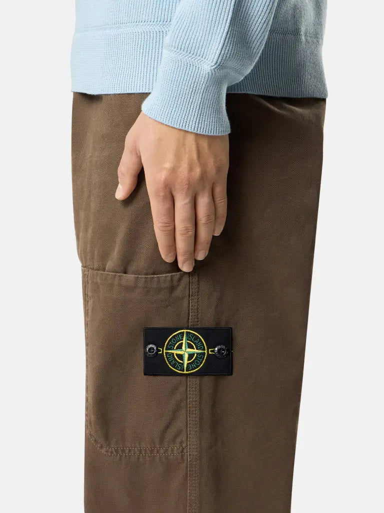 Pantalon cargo coupe ample à taille élastiquée - CALVERO