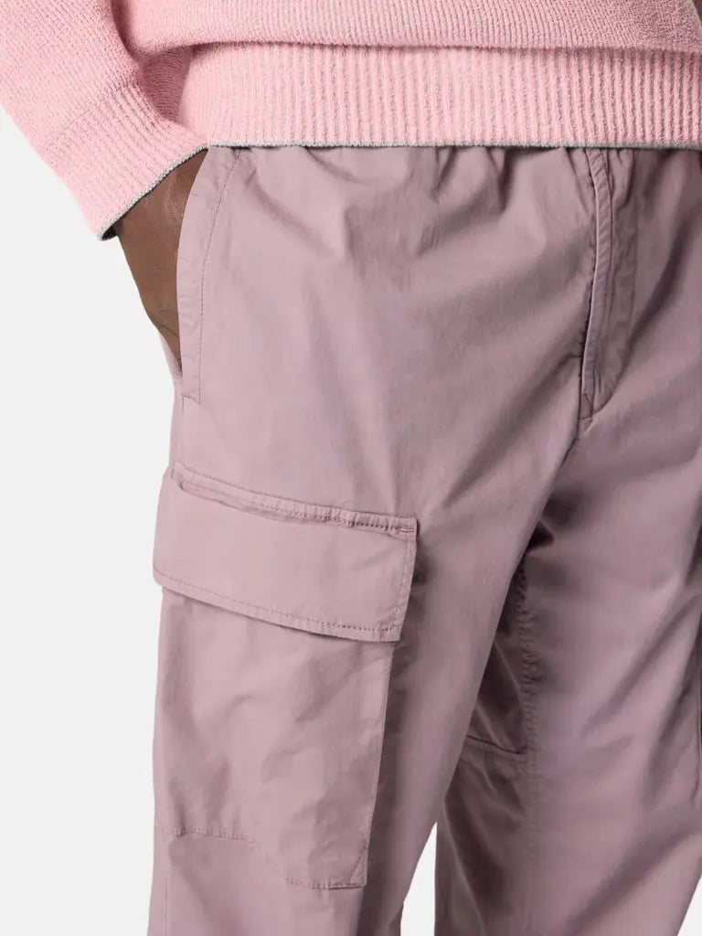 Pantalon cargo coupe ample à taille élastiquée - CALVERO