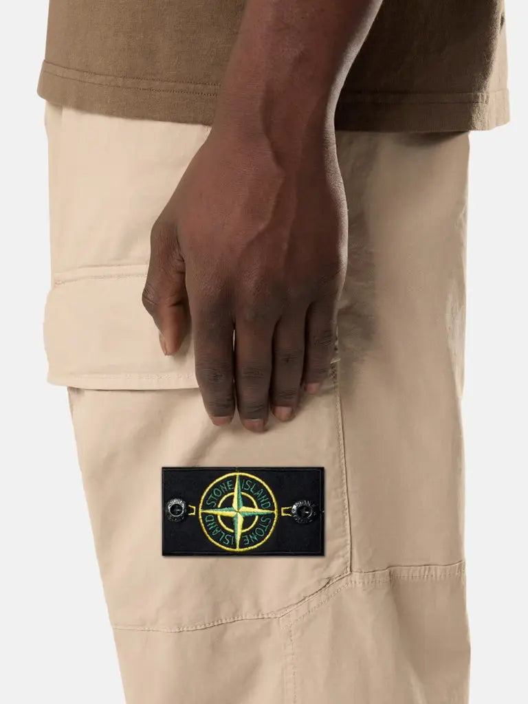 Pantalon cargo coupe ample à taille élastiquée - CALVERO
