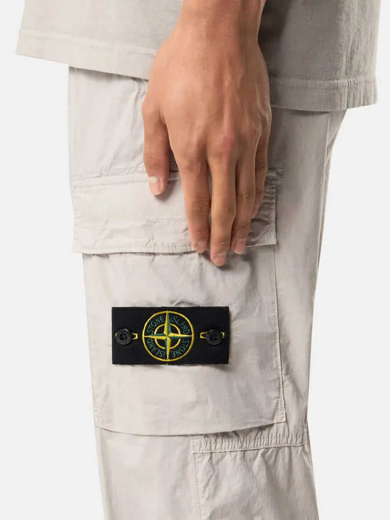 Pantalon cargo coupe fuselée regular à taille élastiquée - CALVERO