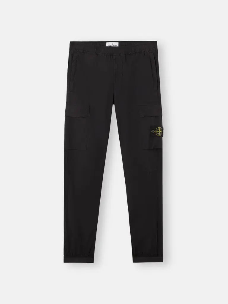 Pantalon cargo coupe fuselée regular à taille élastiquée - CALVERO