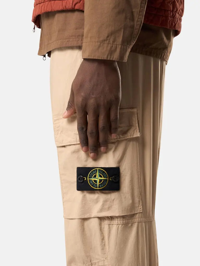 Pantalon cargo coupe fuselée regular à taille élastiquée - CALVERO