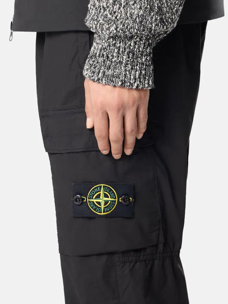 Pantalon cargo coupe fuselée regular à taille élastiquée - CALVERO