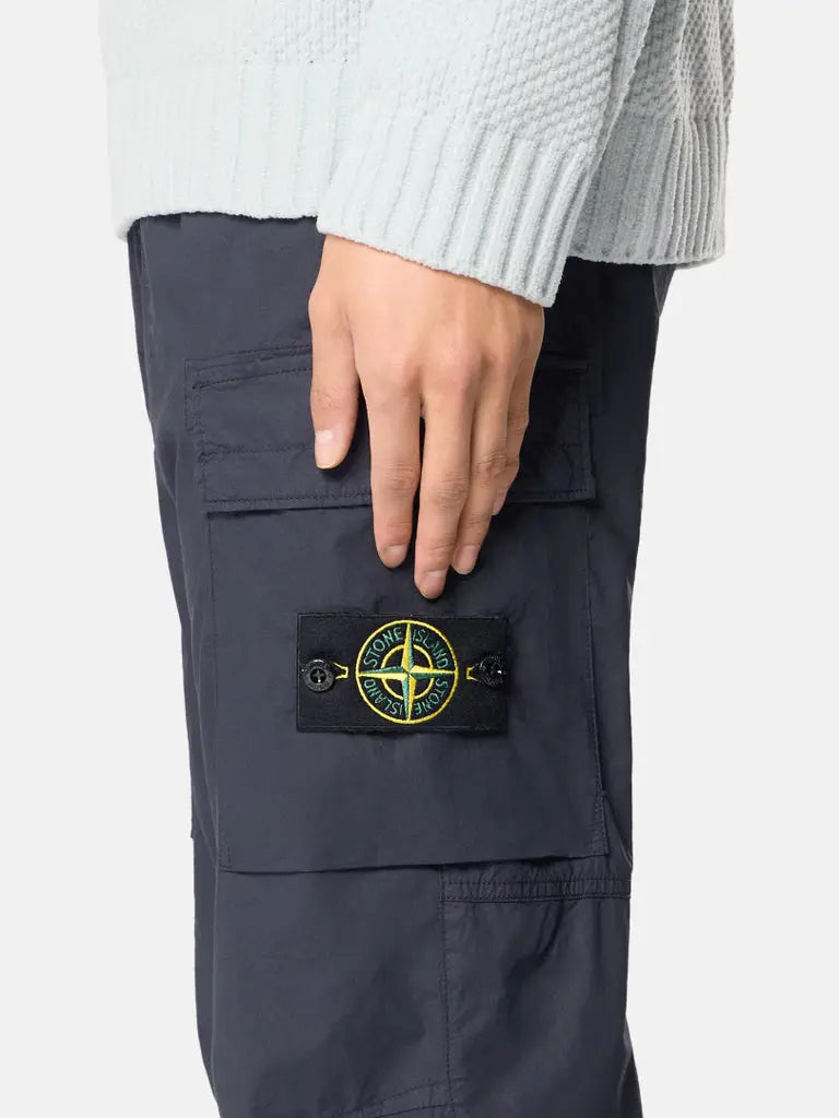 Pantalon cargo coupe fuselée regular à taille élastiquée - CALVERO