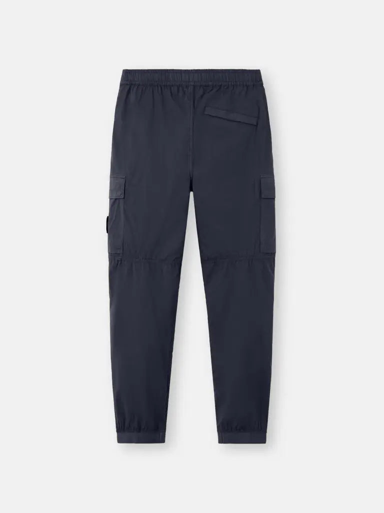 Pantalon cargo coupe fuselée regular à taille élastiquée - CALVERO