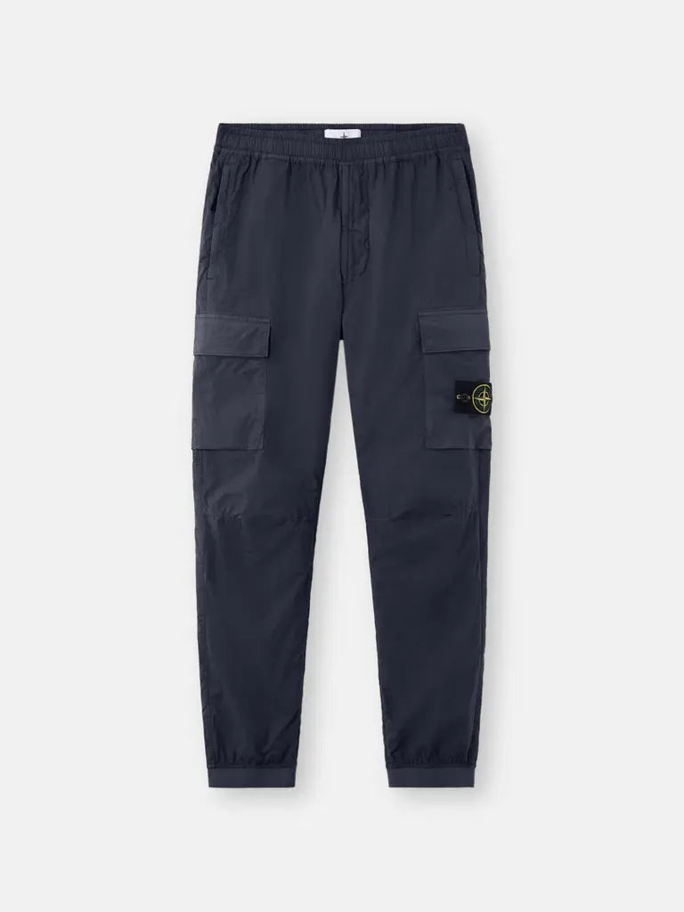 Pantalon cargo coupe fuselée regular à taille élastiquée - CALVERO