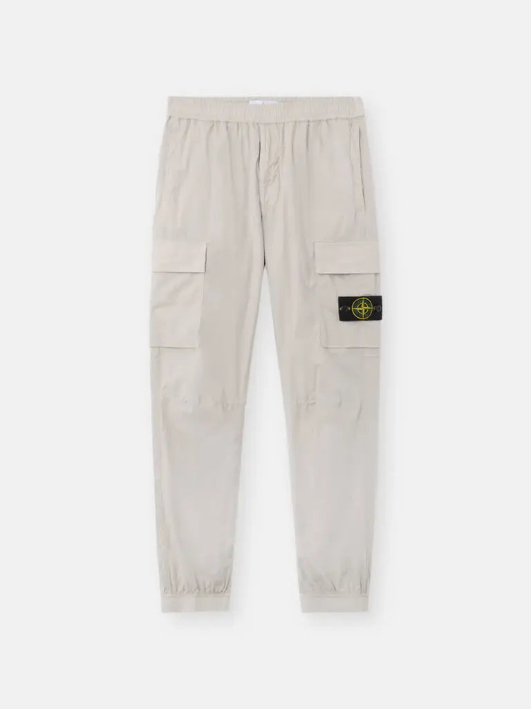 Pantalon cargo coupe fuselée regular à taille élastiquée - CALVERO