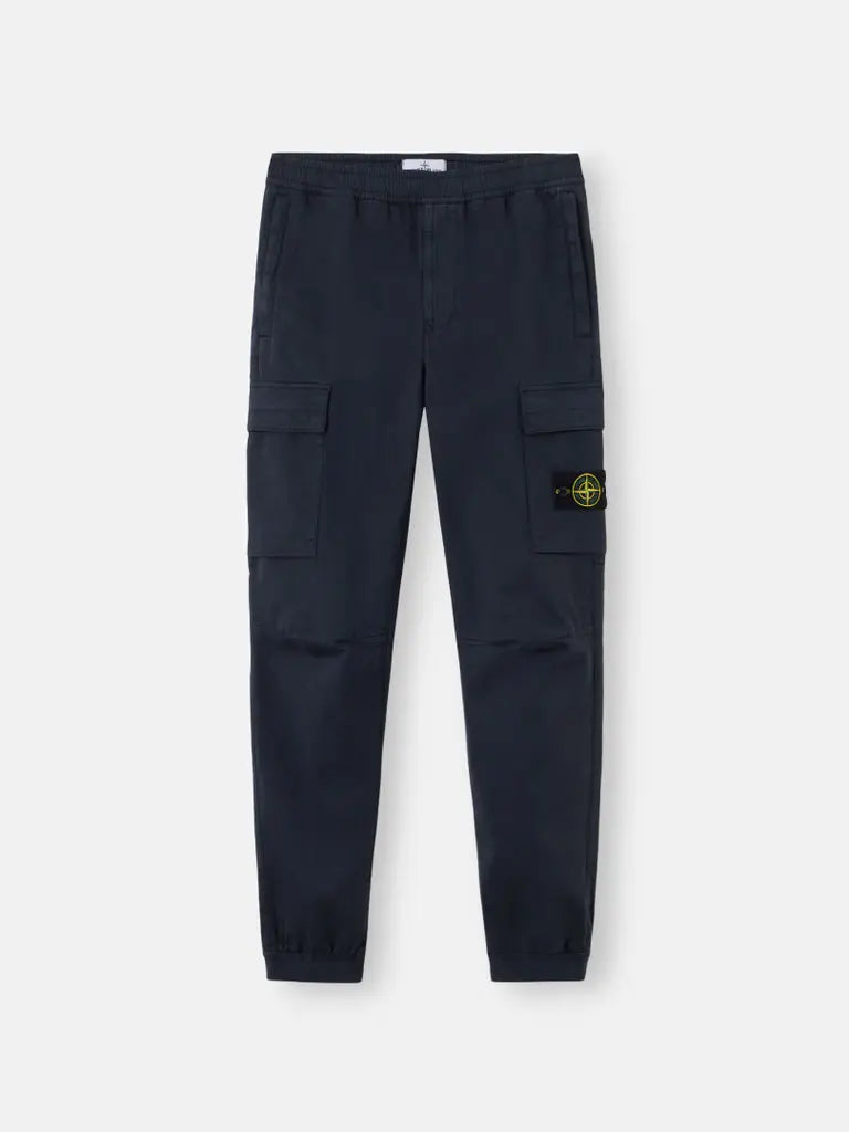 Pantalon cargo coupe fuselée regular à taille élastiquée - CALVERO
