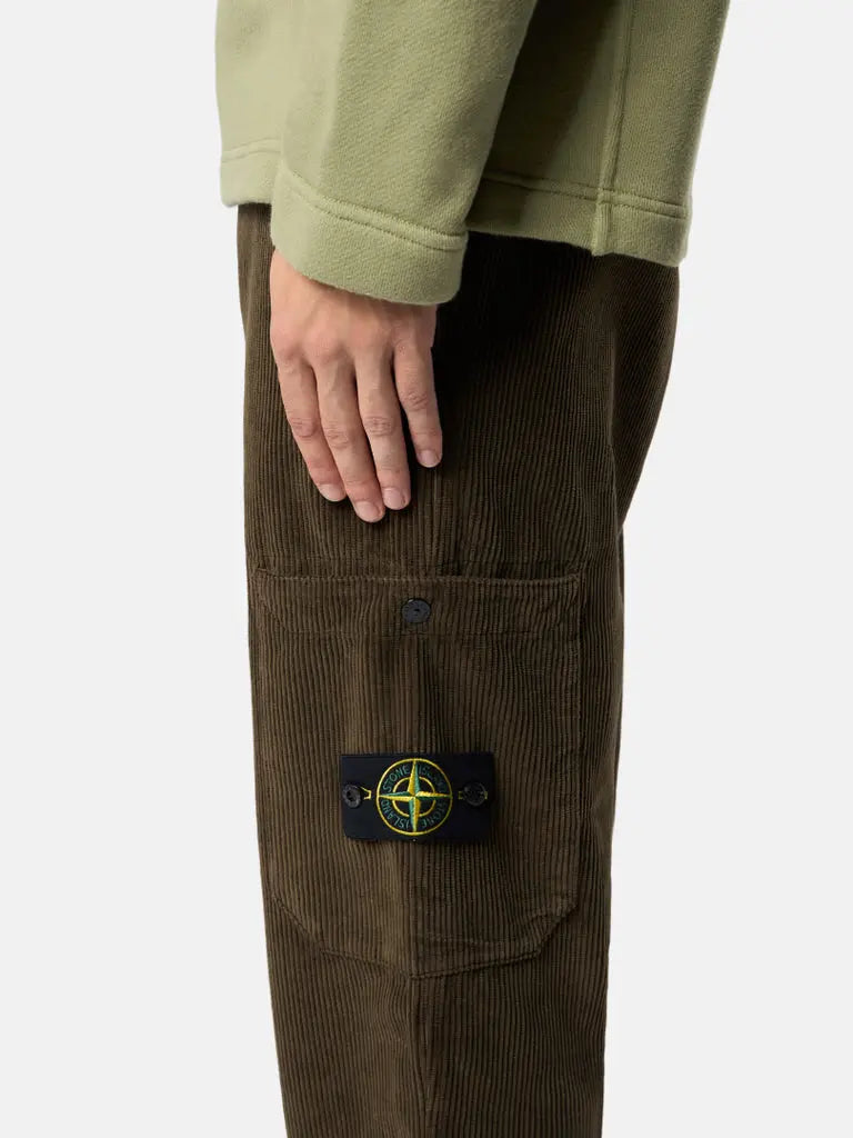 Pantalon coupe regular à poches pressionnées - CALVERO