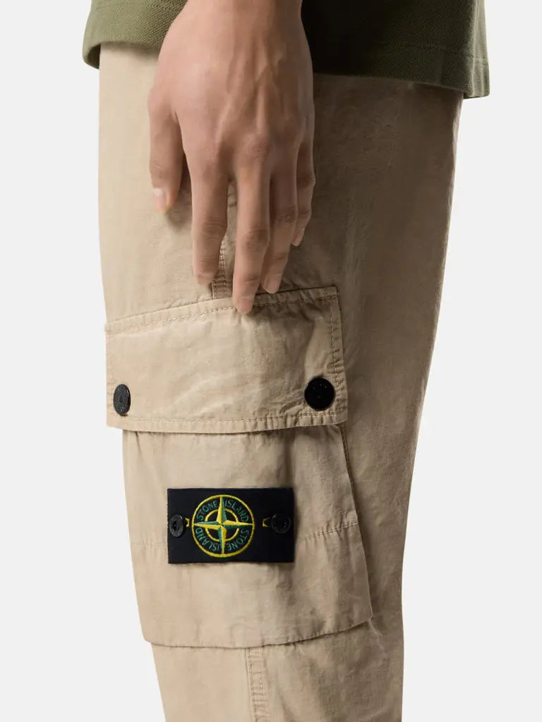Pantalon cargo coupe slim à poches zippées - CALVERO
