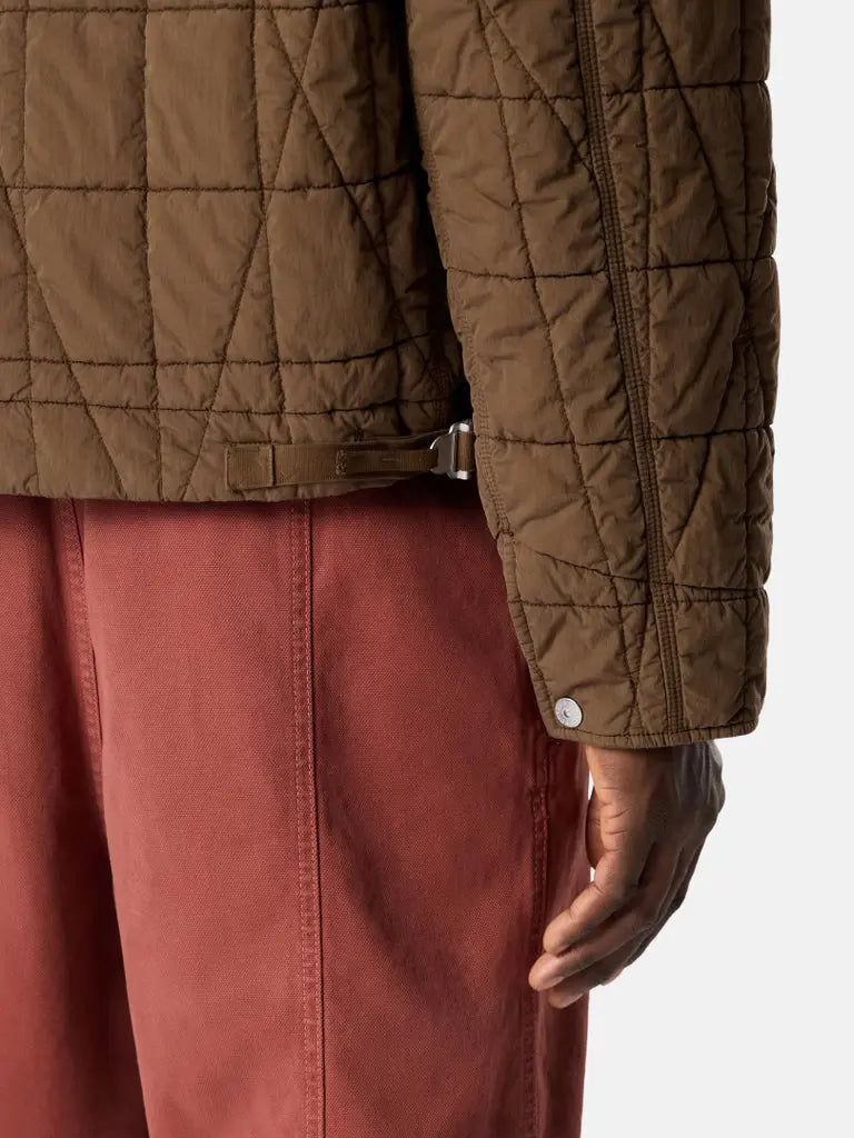 Veste matelassée enduite de résine et déperlante à capuche - CALVERO
