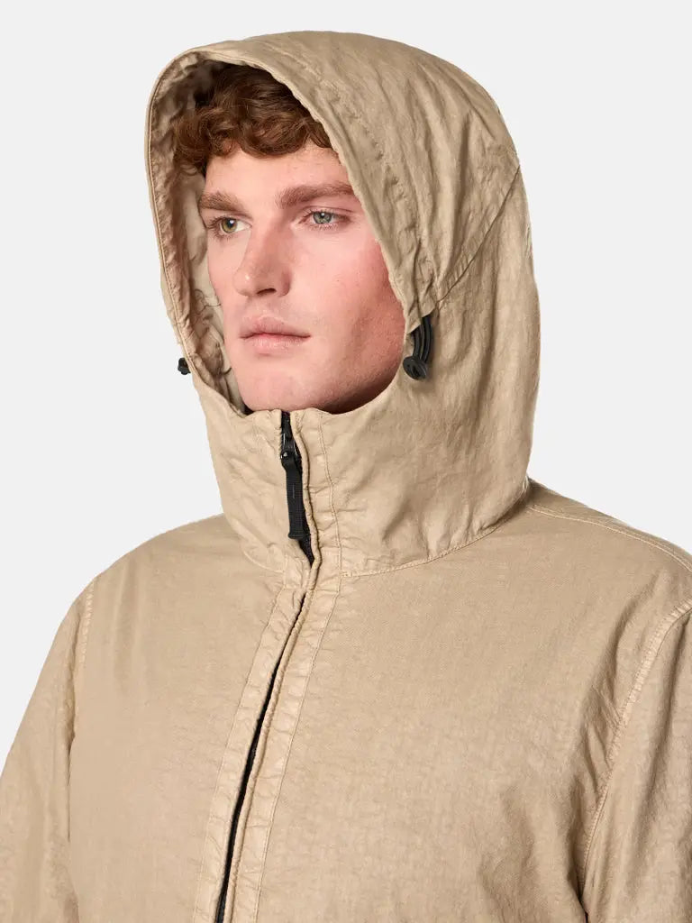 Veste à capuche et à col montant zippé - CALVERO