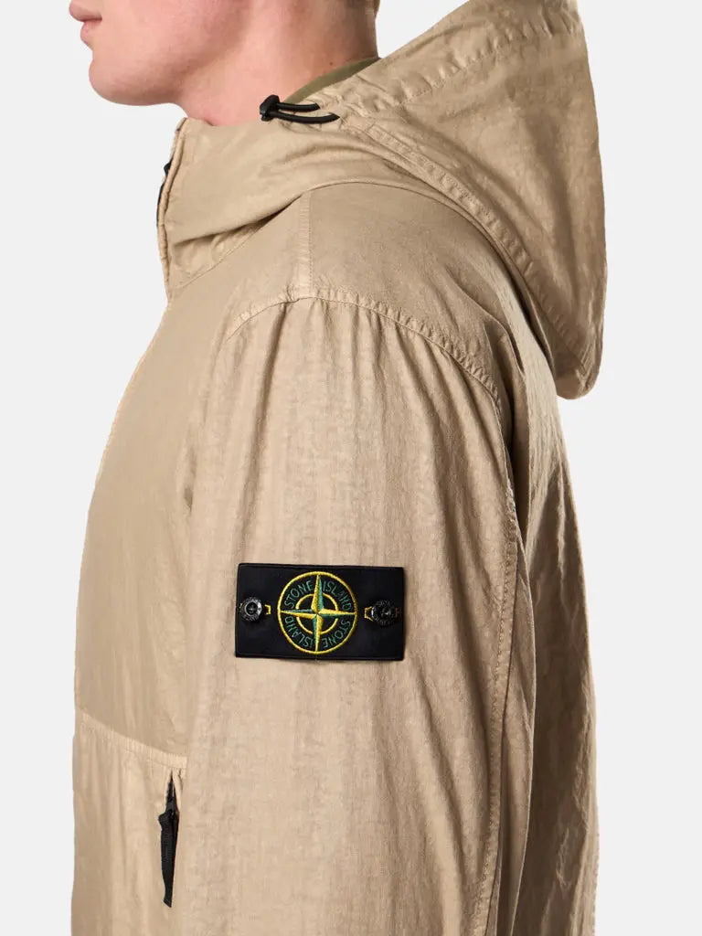 Veste à capuche et à col montant zippé - CALVERO