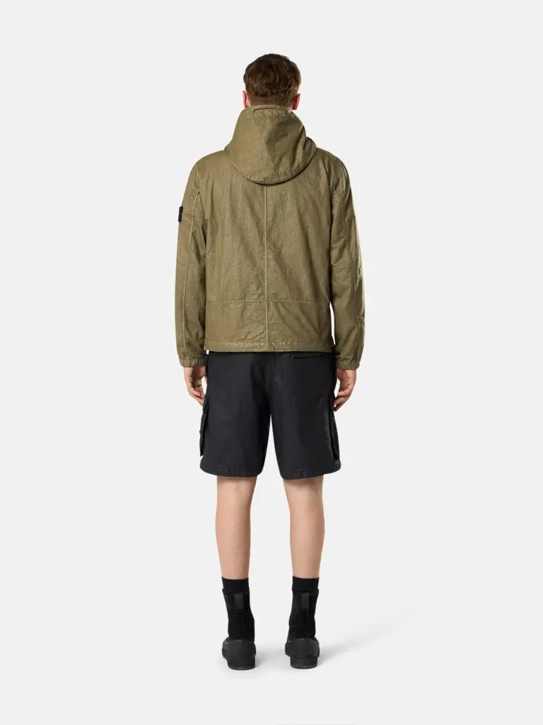 Veste à capuche et à col montant zippé - CALVERO