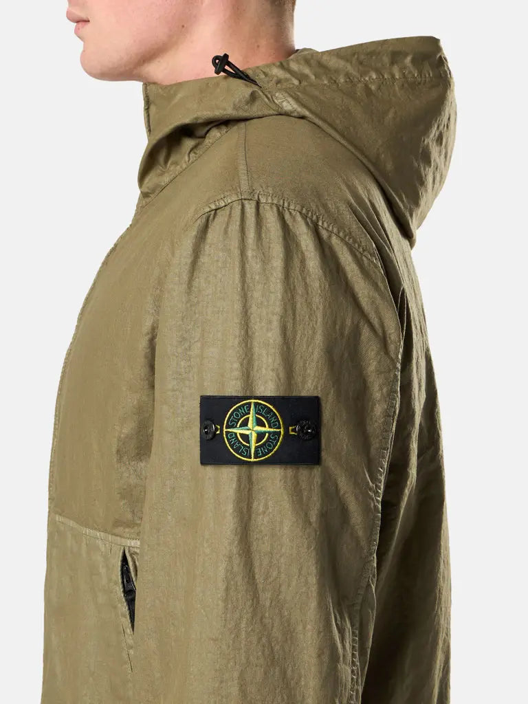 Veste à capuche et à col montant zippé - CALVERO