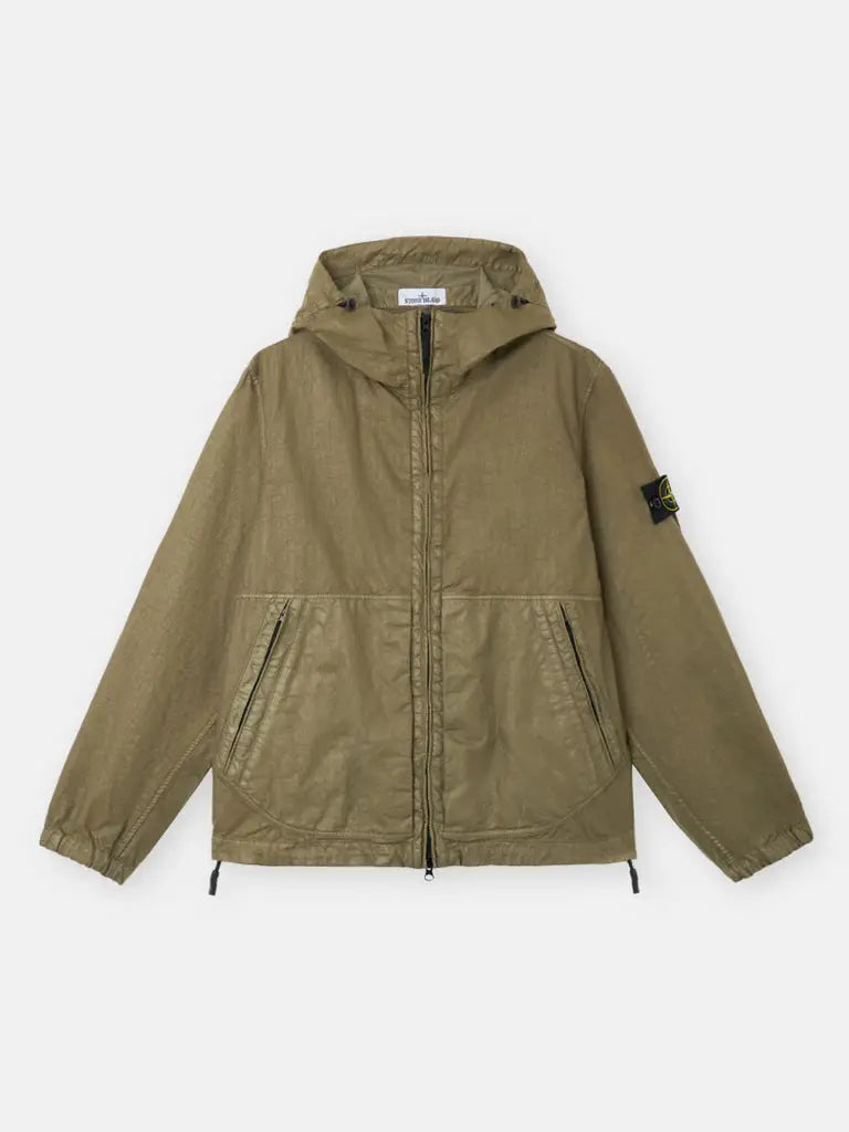 Veste à capuche et à col montant zippé - CALVERO