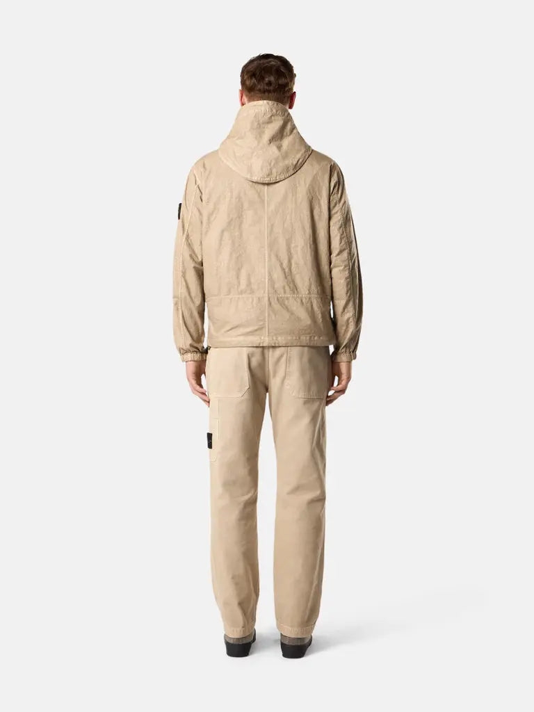 Veste à capuche et à col montant zippé - CALVERO