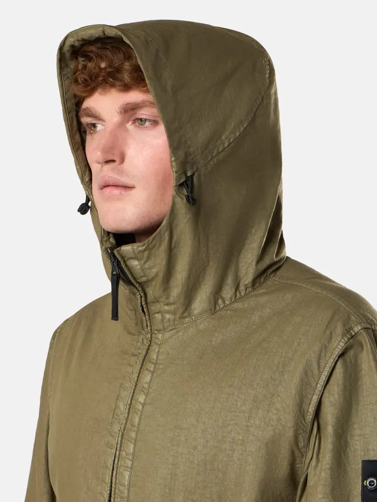 Veste à capuche et à col montant zippé - CALVERO