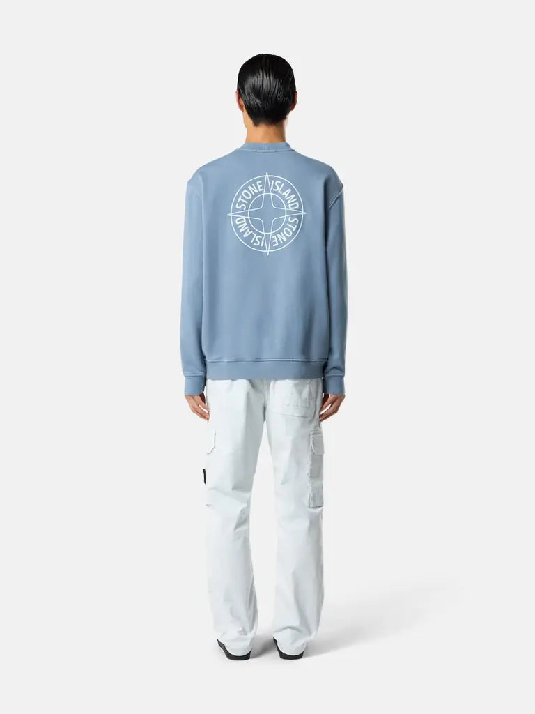 Sweat-shirt ras-du-cou coupe oversize avec imprimé « Outline Compass » - CALVERO