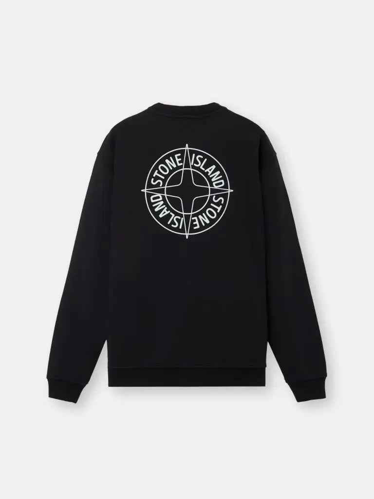 Sweat-shirt ras-du-cou coupe oversize avec imprimé « Outline Compass » - CALVERO