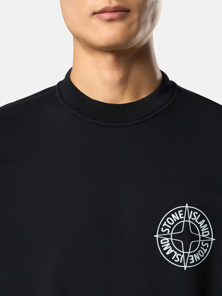 Sweat-shirt ras-du-cou coupe oversize avec imprimé « Outline Compass » - CALVERO