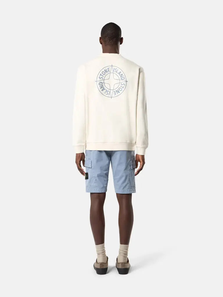 Sweat-shirt ras-du-cou coupe oversize avec imprimé « Outline Compass » - CALVERO