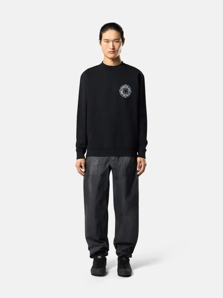 Sweat-shirt ras-du-cou coupe oversize avec imprimé « Outline Compass » - CALVERO