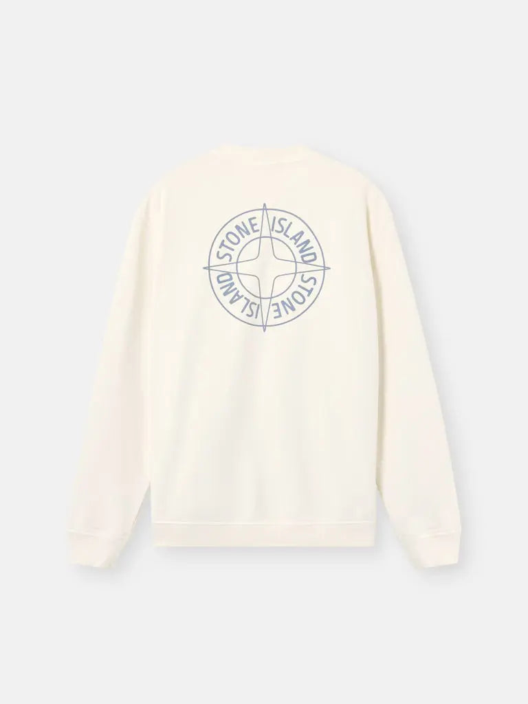 Sweat-shirt ras-du-cou coupe oversize avec imprimé « Outline Compass » - CALVERO