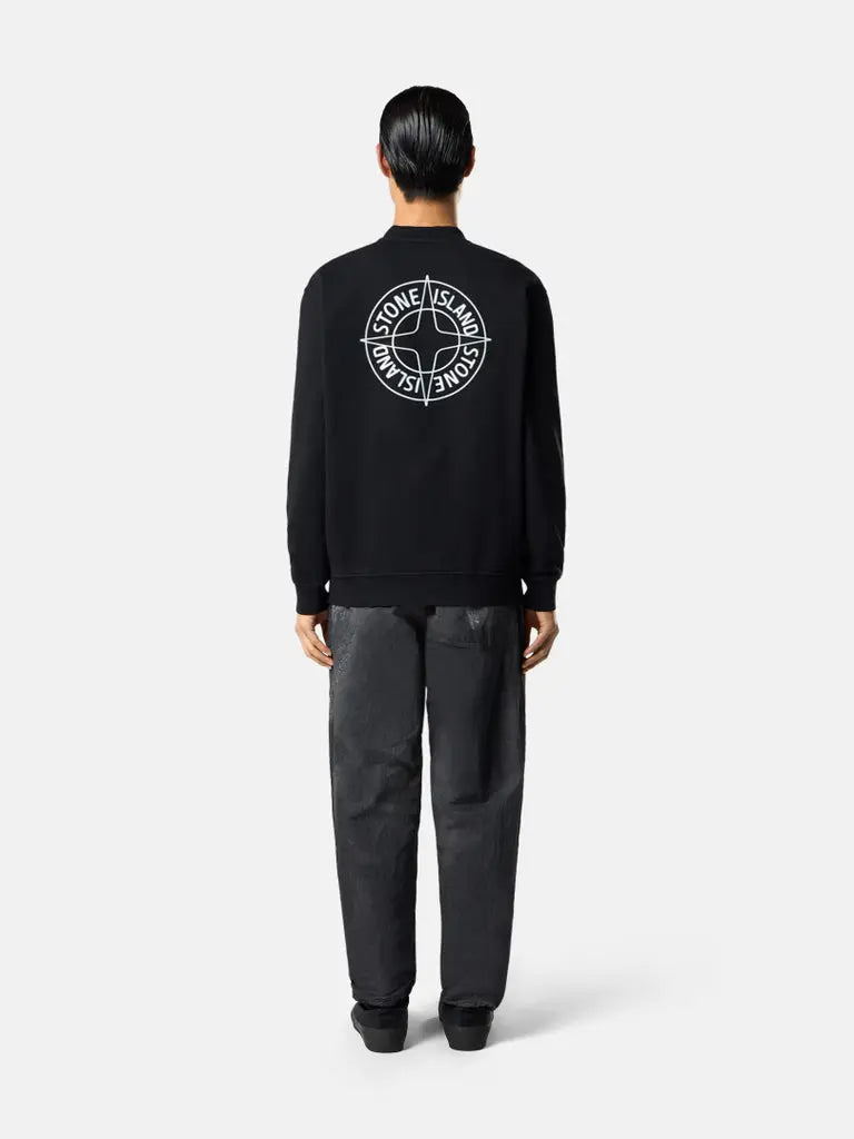 Sweat-shirt ras-du-cou coupe oversize avec imprimé « Outline Compass » - CALVERO
