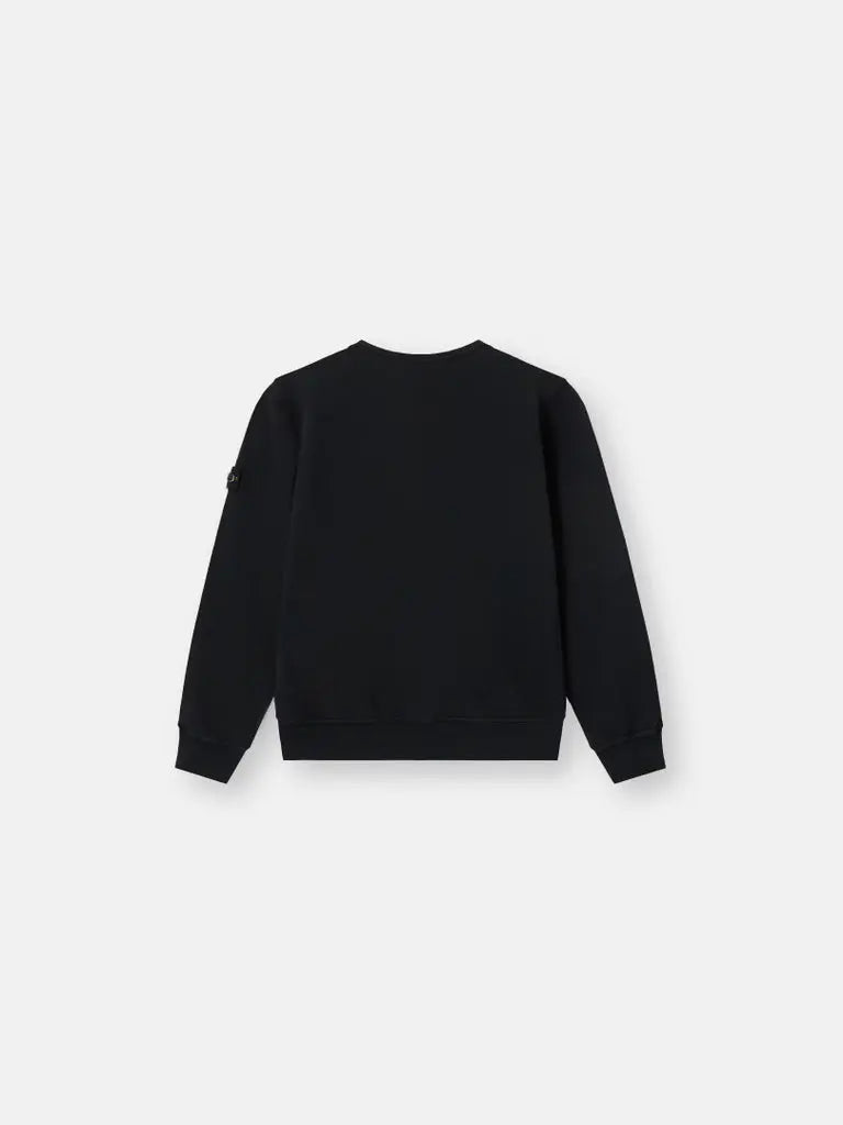 Sweat-shirt ras-du-cou coupe regular à finitions côtelées - CALVERO
