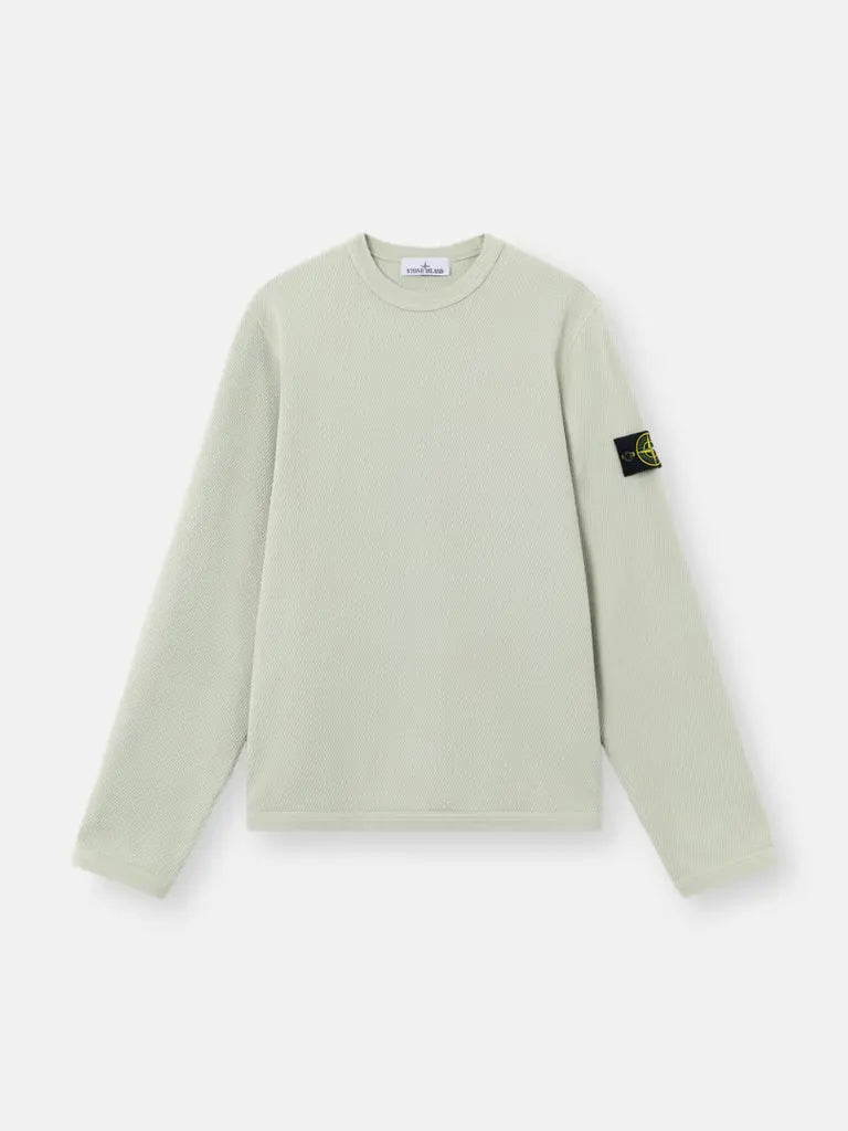 Sweat-shirt ras-du-cou coupe regular à finitions élastiquées - CALVERO