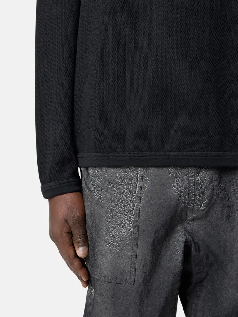 Sweat-shirt ras-du-cou coupe regular à finitions élastiquées - CALVERO