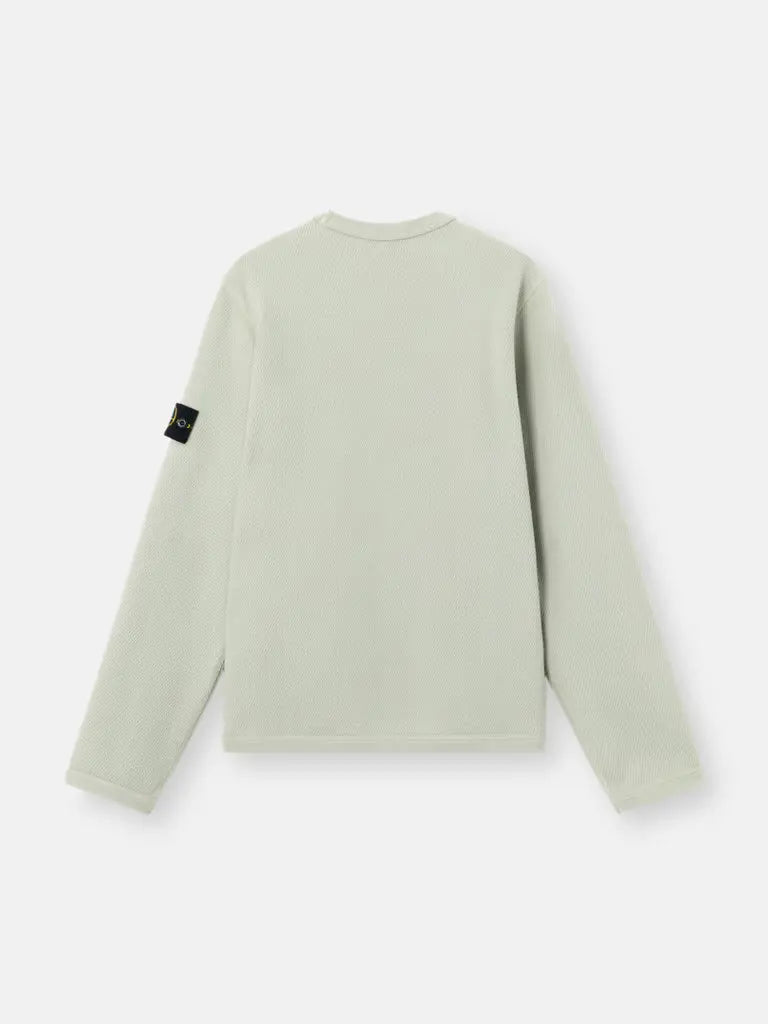 Sweat-shirt ras-du-cou coupe regular à finitions élastiquées - CALVERO