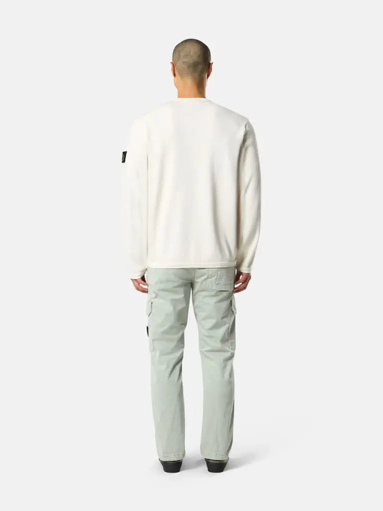 Sweat-shirt ras-du-cou coupe regular à finitions élastiquées - CALVERO