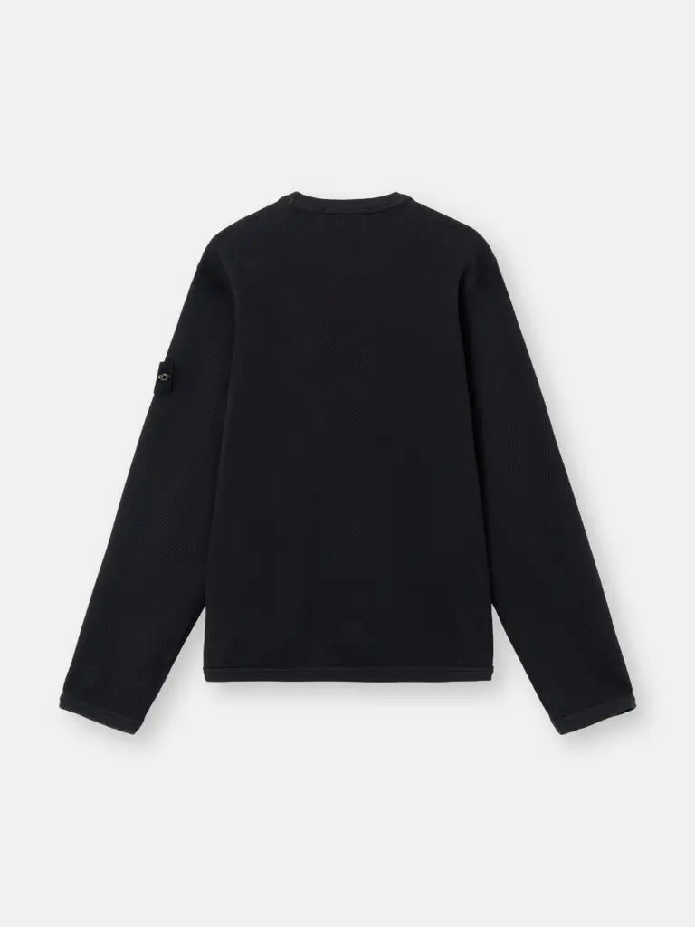 Sweat-shirt ras-du-cou coupe regular à finitions élastiquées - CALVERO
