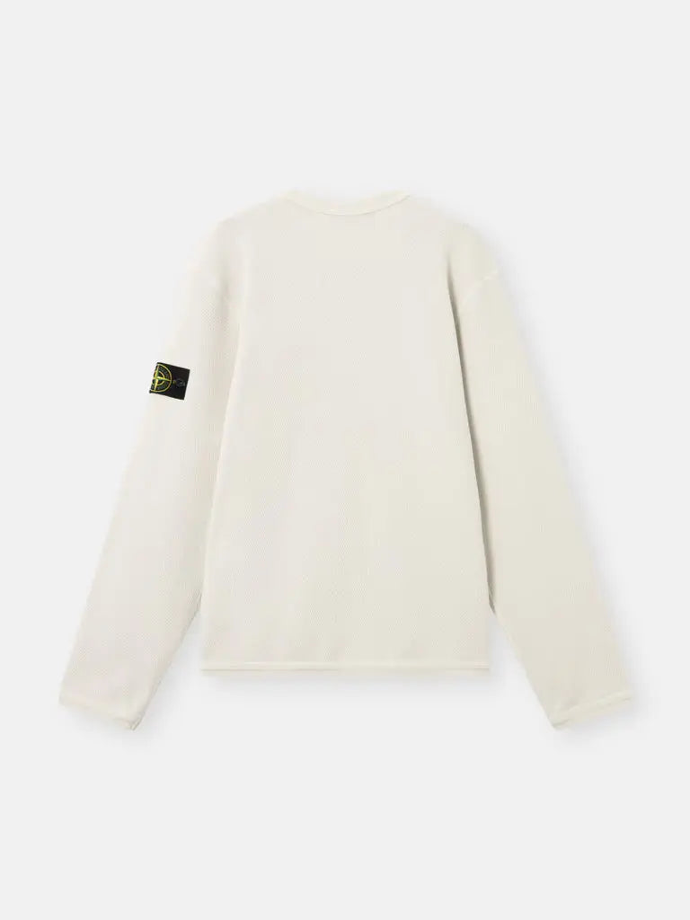 Sweat-shirt ras-du-cou coupe regular à finitions élastiquées - CALVERO