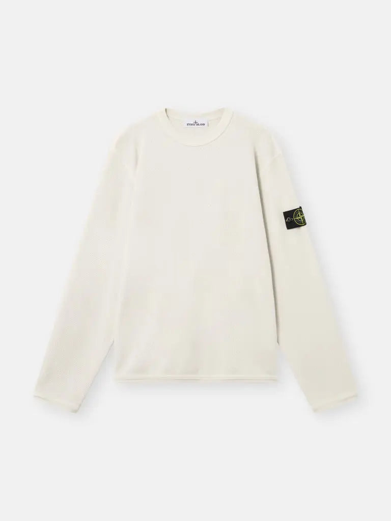 Sweat-shirt ras-du-cou coupe regular à finitions élastiquées - CALVERO