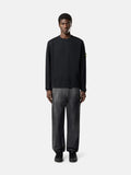 Sweat-shirt ras-du-cou coupe regular à finitions élastiquées - CALVERO