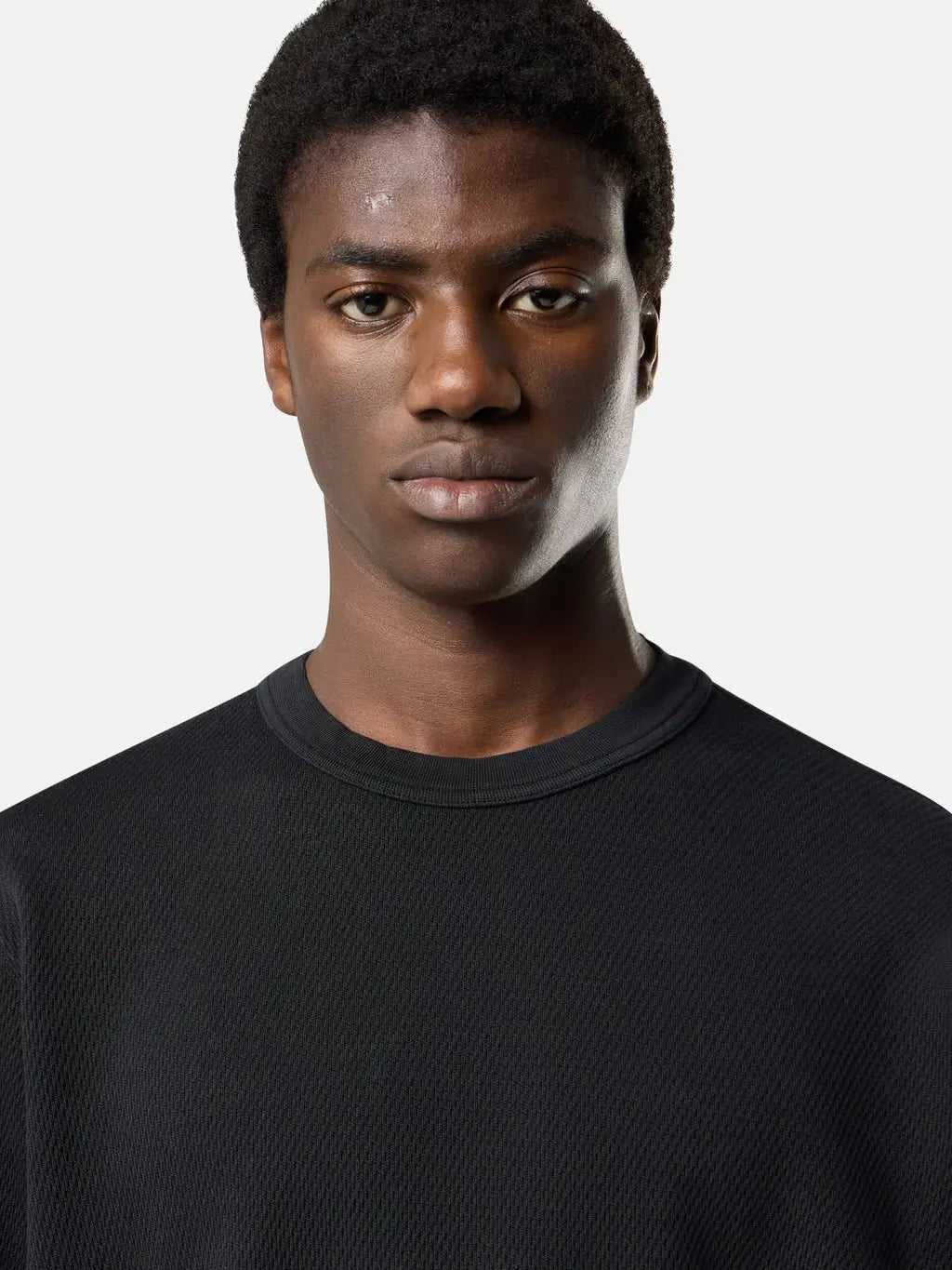 Sweat-shirt ras-du-cou coupe regular à finitions élastiquées - CALVERO