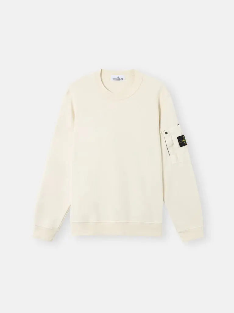 Sweat-shirt ras-du-cou coupe regular avec poche de la saison - CALVERO