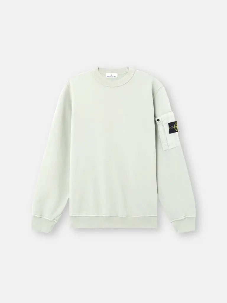 Sweat-shirt ras-du-cou coupe regular avec poche de la saison - CALVERO