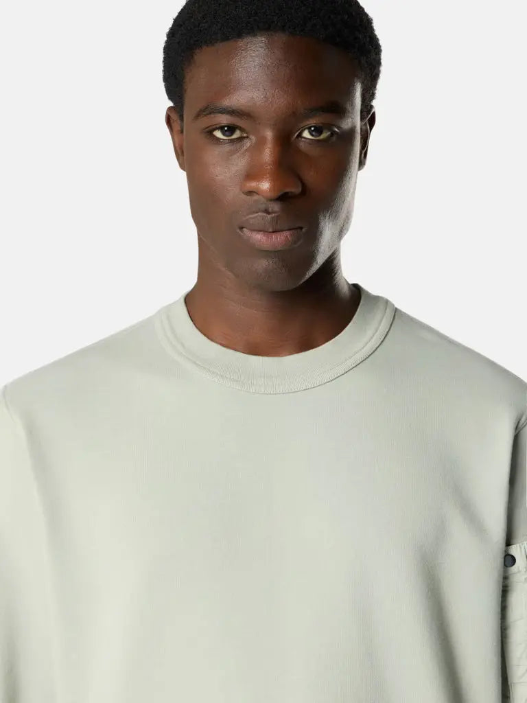 Sweat-shirt ras-du-cou coupe regular avec poche de la saison - CALVERO
