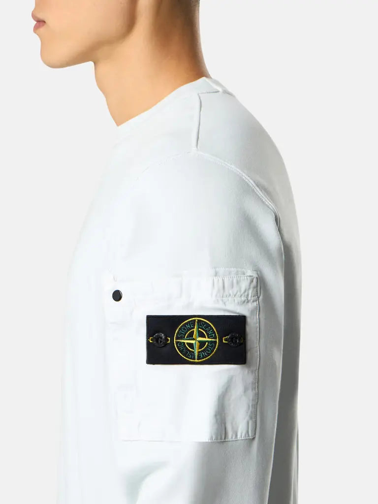 Sweat-shirt ras-du-cou coupe regular avec poche de la saison - CALVERO