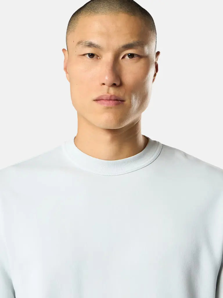 Sweat-shirt ras-du-cou coupe regular avec poche de la saison - CALVERO