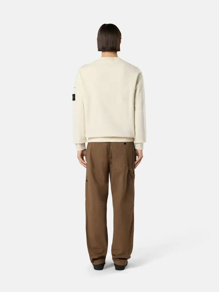 Sweat-shirt ras-du-cou coupe regular avec poche de la saison - CALVERO